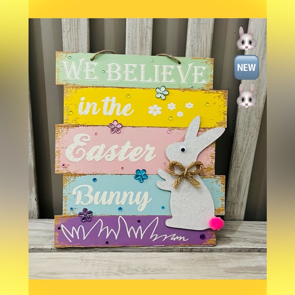 Easter Inspirational Wall or Door Hanging 🐣🆕🐣 ⭐️A 2 for $14 item⭐️